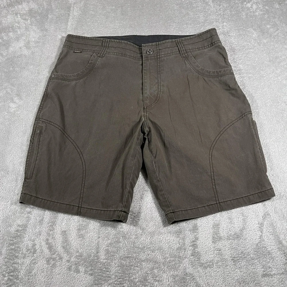 Kuhl Ramblr Shorts Mens 36 Brown Hiking Vintage Patina Dye Style 5125‎ Outdoor